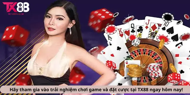 Hãy tham gia vào trải nghiệm chơi game và đặt cược tại TX88 ngay hôm nay!
